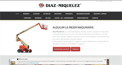 Desktop Screenshot of diaz-miquelez.com