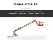 Tablet Screenshot of diaz-miquelez.com